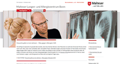 Desktop Screenshot of malteser-lunge-allergie.de